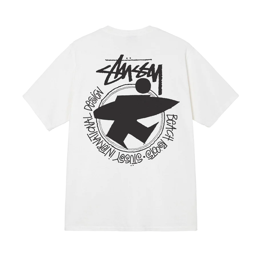 ÁO THUN STUSSY BEACH ROOTS PIGMENT DYED - NATURAL
