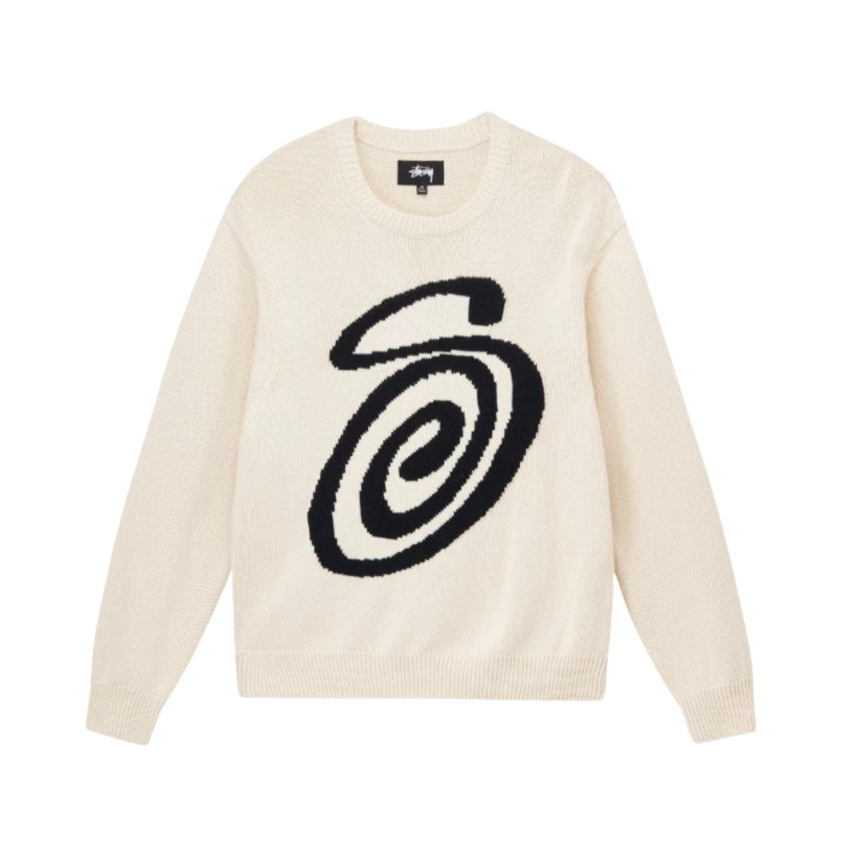 ÁO SWEATER STUSSY CURLY S - NATURAL